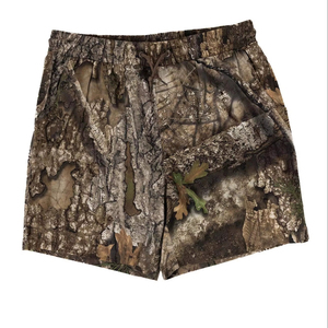 Custom Corduroy Camouflage Cargo Shorts for Men-Elastic Waist Eco-Friendly Accepts Custom Logo - Product Image 1