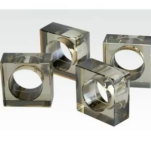 แหวนรองผ้าเช็ดปากอะลูมิเนียมสำหรับตกแต่งโต๊ะงานเลี้ยง อุปกรณ์ตกแต่งโต๊ะอาหารทันสมัย - ทนทานและเป็นมิตรกับสิ่งแวดล้อม - Product Image 1