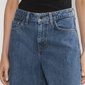 Prix avantageux pour les commandes en gros, service OEM, design tendance, shorts en jean décontractés pour femmes, mélange de coton extensible, toucher doux - Product Image 2
