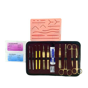 Stainless Steel Surgical Stitches <b>Kits</b> with Instrument for Training Medical and Vet Nursing Students' <b>Suture</b> Practice <b>Kit</b> - Product Image 1