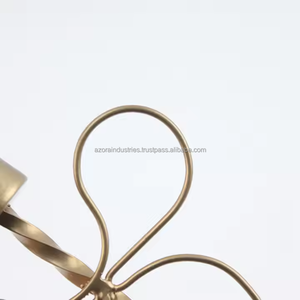 Decorative <b>candle</b> holder Accessory Customizable Modern Design Candlestick Holder Bow-Shaped <b>Twisted</b> Iron - Product Image 2