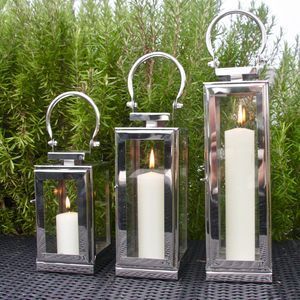 Farol de acero inoxidable personalizado para decoración de interiores y exteriores, farol de piso moderno estilo rústico, farol decorativo hecho a mano. - Product Image 4