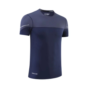 Haut de survêtement athlétique en jersey uni 100 % polyester tricoté, avec impression sérigraphiée, séchage rapide et respirant - Product Image 3