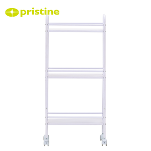 Best OEM SALE Metal Organizer Taiwan Manufacturer Home Storage Household DIY Housewares Slim Modern Three-Layer Wardrobe - Product Image 4