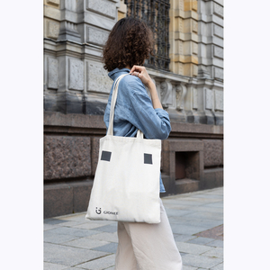 กระเป๋าช้อปปิ้งผ้าฝ้ายรีไซเคิล 100% พิมพ์ลายคุณภาพสูง ขายตรงจากโรงงาน รุ่นใหม่ล่าสุด ปี 2026 - Product Image 6