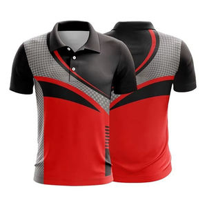 Chemise à manches courtes pour homme, de qualité supérieure, 100% polyester, jersey uni décontracté, imprimé par transfert thermique, tricoté 200g, séchage rapide, coupe classique - Product Image 1