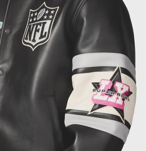 เสื้อแจ็คเก็ต Avirex X Starter Super Bowl LX หนังแกะ สตรีทแวร์ รักษ์โลก กันลม รุ่น Bomber 2026 - Product Image 4