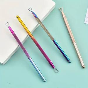 เครื่องมือทำเล็บสแตนเลสแบบใช้แล้วทิ้งแบบพกพาและเครื่องมือกำจัดหนังกำพร้าแบบใช้คู่สำหรับร้านทำเล็บ ANAAIF - Product Image 2