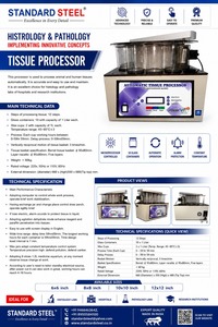 Procesador Automático de Tejidos para Histopatología, Máquina Procesadora de Tejidos para Histología, Estación de Inmbedido de Tejidos para Laboratorio de Patología - Product Image 2