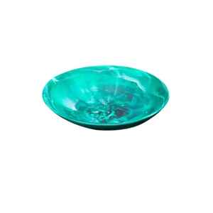 Increíble Tazón de Resina Azul de Diseño, Tazones para Frutas y Ensaladas, Vajilla de la Mejor Calidad, Tazón de Moda, Hecho a Mano en India - Product Image 1