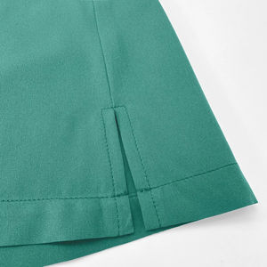 Conjunto de Uniformes Médicos de Algodón Elástico 2026 para Mujer, Cuello en V, Uniforme de Enfermería, Traje de Hospital con Spandex y Logotipo Personalizado al por Mayor - Product Image 4