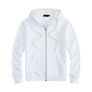 Customized Mens Fleece <b>Zip</b>-<b>Up</b> Hoodie | Drop Shoulder Zipper Jacket | Heavyweight Reversible Solid 100% Sweatshirt Winter - Product Image 5