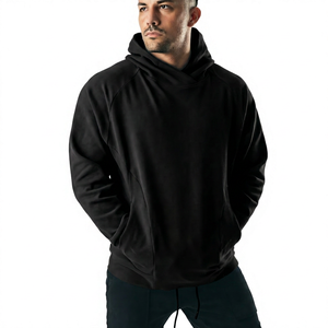 Sudadera con Capucha Extra Grande para Hombre, de Forro Polar, Color Sólido, Informal, Transpirable, Corte Regular, para Otoño - Product Image 2