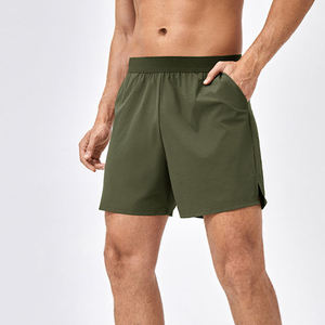 Pantalones Cortos Deportivos Casuales con Cintura Elástica, Transpirables, de Nailon de Secado Rápido, Ajuste Holgado para Correr - Product Image 6