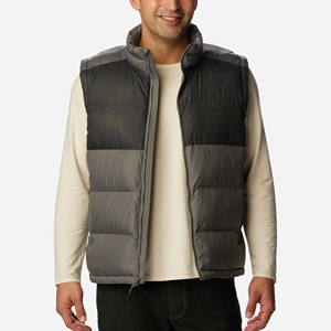 High Quality Fashionable Winter Down Puffer Hooded Breaker Vest Half Sleeveless Jacket for <b>Men</b> Puffer Jackets - Product Image 3
