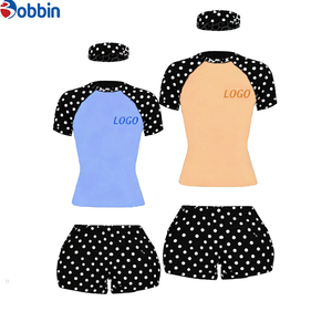Women's Shorts Sets Trending Custom Logo Dots Print Headband Summer 2 Pcs Short Sets Women Casual Customized Sets Streetwear Set - Product Image 6