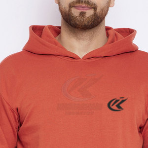 Vêtements de sport d'hiver actifs pour hommes, survêtement à capuche uni avec tissu respirant, écologique et léger - Product Image 5