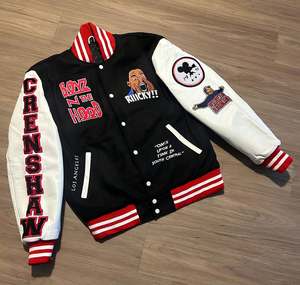 Casual <b>Winter</b> Streetwear Baseball Varsity <b>Jackets</b> Unisex Customized Front Logo <b>Waterproof</b> Reversible Breathable Wool/Polyester - Product Image 4