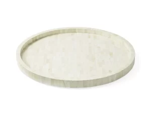 Bandeja con incrustaciones de hueso de diseño maravilloso, bandeja de servir colorida con incrustaciones de hueso y asa, bandejas decorativas a precio de fábrica al por mayor. - Product Image 3