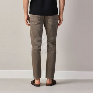 Pantalon en jean pour homme, taille personnalisée, respirant, pour usage extérieur, vente en gros, 100% coton, best-seller - Product Image 2
