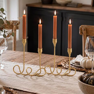 Taper <b>Candle</b> Holder Gold Tall Metal Candlestick Holder Modern Vintage <b>Candle</b> <b>Stick</b> Holders for Wedding Centerpiece, Christmas - Product Image 5