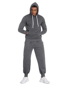 Casual Fleece Warm Pullover Hoodie Sweatshirt and Sweatpants Sport Suit Track Sets with Tracksuits - Product Image 4