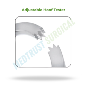 Testeur de sabots réglable de 15 pouces, outil de diagnostic vétérinaire pour l'examen des sabots équins - Product Image 2