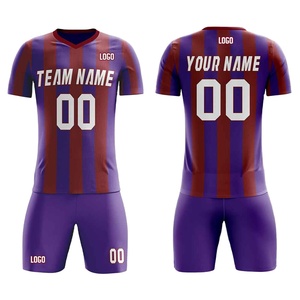 Conjuntos de Fútbol Sublimados de Nivel Profesional, Camisetas de Fútbol de Manga Corta con Corte Láser, Uniformes de Fútbol Personalizados para Hombre y Mujer - Product Image 1