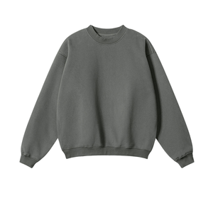 Proveedor de Sudaderas con Bordado Personalizado, Sudadera de Cuello Redondo para Hombre, Sudadera de Felpa de Algodón de 400 g/m² - Product Image 3