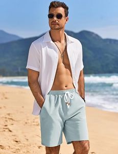 Pantalones Cortos Chino Premium para Hombre, Ropa Casual de Verano, Pantalones Cortos Chino Elásticos para Hombre, Estilo Casual Elegante, Logotipo Personalizado, Pantalones Cortos de Golf para Hombre - Product Image 3