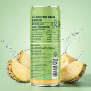 Bebida de Kombucha de Melón y Piña de Marca Privada OEM, Fabricante de Suministro a Granel con Marca Personalizada - Product Image 6