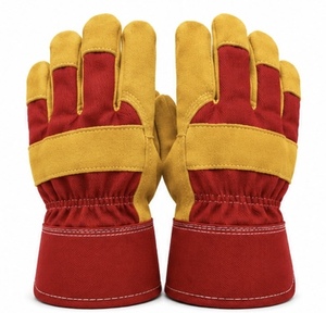 Gants MUBASHAR PRO GRIP en cuir international antidérapants, résistants à la chaleur, durables, respirants, avec manchette renforcée, personnalisables - Product Image 5