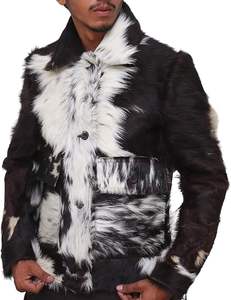 Chaqueta de Pelo de Vaca con Diseño Nuevo 2026, Venta al por Mayor, Chaqueta de Cuero con Estampado de Vaca Personalizada para Mujer - Product Image 3