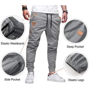 2025 hommes décontracté velours côtelé Joggers pantalon XL taille 100% coton Anti-rides couleur lavage droit motif côté rayure pli - Product Image 5