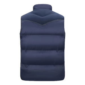 Chaleco acolchado de invierno para hombre, de alta calidad, sin mangas, con capucha, relleno de plumón, precio al por mayor. - Product Image 5