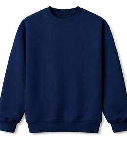 Sweat-shirt d'hiver 100 % coton, coupe-vent, avec impression par décoloration, broderie 3D et finition délavée - Product Image 2