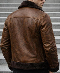 Chaqueta de Cuero Original para Hombres, Mujeres y Niños - Cuello Alto, Logotipo Frontal, Invierno, Casual, Secado Rápido y Transpirable - Product Image 5