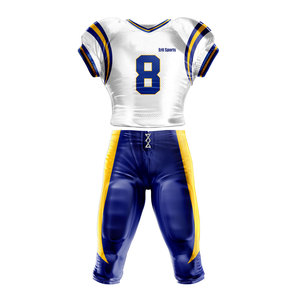 Conjunto de Uniforme de Fútbol Americano Personalizable de Alta Calidad, Transpirable, para Adultos, MOQ Bajo - Product Image 1
