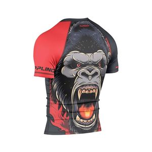 Custom Made OEM Unisex Rashguard UPF 50 Yoga Wear Sublimation Breathable Anti Rash Compression Polyester Wholesale OEM Wholesale - Product Image 2