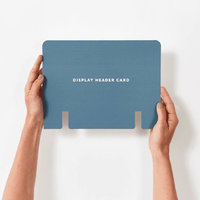 Cartes d'en-tête personnalisées imprimées, cartes d'emballage en carton de qualité supérieure, cartes de présentation, vente en gros, qualité export, gaufrage, logo personnalisé