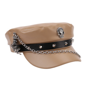 HG OEM Custom High Quality 5 Panel Fashion Adult Cotton Twill Mesh Trucker <b>Hat</b> Curved Brim Leather Patch Logo Sport Cap - Product Image 1