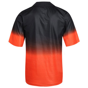 Jersey de Fútbol Americano Personalizable Naranja, Kit Completo con Impresión de Nombre y Número, Transpirable, Proveedor OEM Pakistán, Manga Corta - Product Image 2