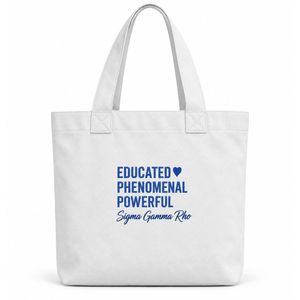 Bolso Tote Personalizado para Mujer, con Bordado, Diseño de Letras, Reutilizable, para Compras, Casual, Universitario - Product Image 1