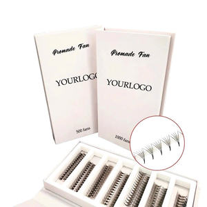 Extensiones de Pestañas Premium al por Mayor, Mixtas de Longitudes 3D-20D, Pestañas de Volumen en Tira, Ultra Rápidas, Negro Mate, Hechas a Mano, Curvatura CC/DD/M/L - Product Image 4