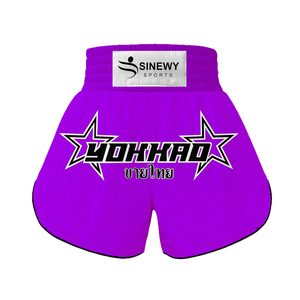 High Quality 100% <b>Polyester</b> Muay Thai MMA <b>Shorts</b> Kids Kickboxing <b>Short</b> Boxing <b>Shorts</b> Martial Arts Wear Muay Thai - Product Image 5