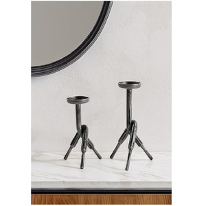 Vulcan Candle Stand Antique Metal Finish Luxury Decorative Candle Holder for Living Room Dining Table Festive Decor - Product Image 6