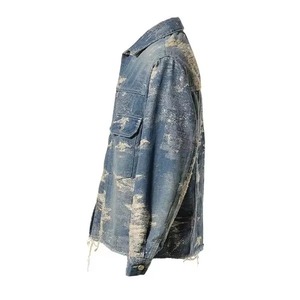 <b>Custom</b> Design <b>Denim</b> <b>Jacket</b> Casual Style OEM Factory Supply Vintage Wash <b>Denim</b> <b>Jacket</b> Men Casual Daily Outerwear - Product Image 1