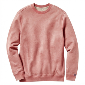 เสื้อฮู้ดผู้ชายสีชมพูอ่อนรุ่น TRENDY 2026 ผ้าฟลีซหนานุ่ม 100% คอตตอน 400 กรัม แขนยาว แบบเรียบ สำหรับขายส่ง - Product Image 1