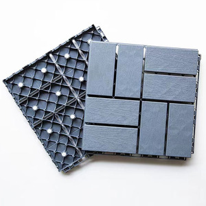 Dalles de terrasse extérieures antidérapantes à emboîtement en PP, solution de design graphique, revêtement de sol en vinyle pour projets extérieurs - Product Image 2