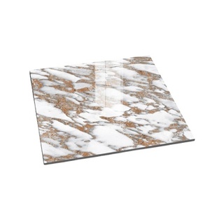 กระเบื้องพอร์ซเลนขัดเงาขนาด600x600มม. 600x1200มม. กระเบื้องพอร์ซเลนขัดเงาสีน้ำตาลงาช้างมีสไตล์ตามสั่ง - Product Image 1